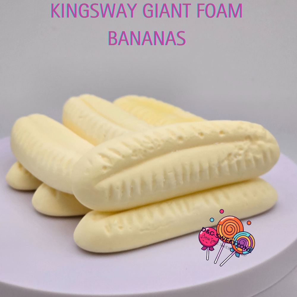 Kingsway Giant Foam Bananas – Fluffy, Fruity Full of Fun!