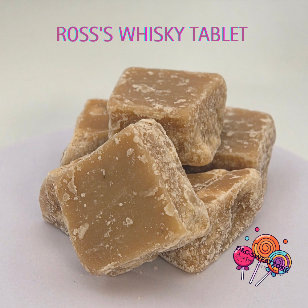 Ross's Whisky Tablet - Traditional Scottish Tablet with a Whisky Twist