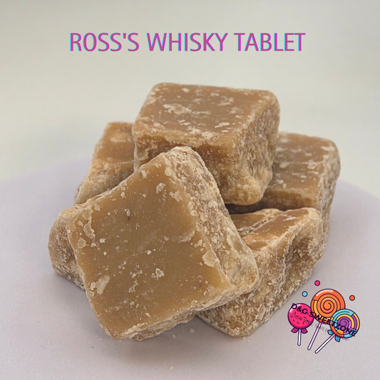 Ross's Whisky Tablet - Traditional Scottish Tablet with a Whisky Twist