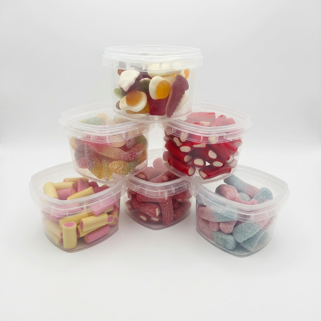 Shop-ready Pick n Mix sweet tubs photo
